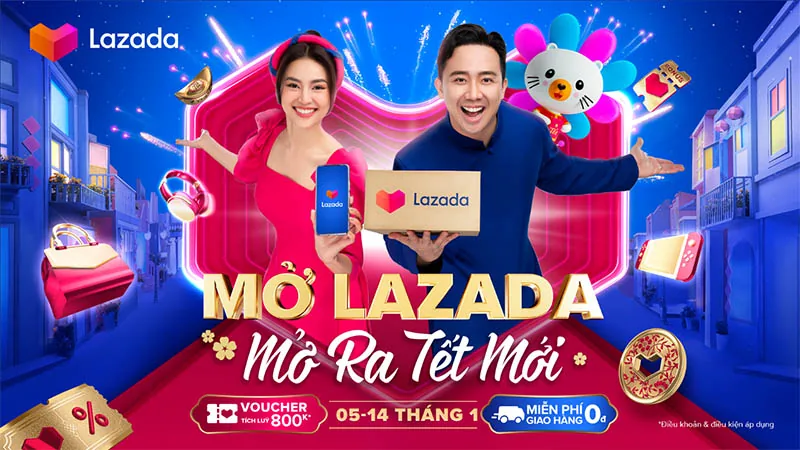 Lazada mở ra Tết mới