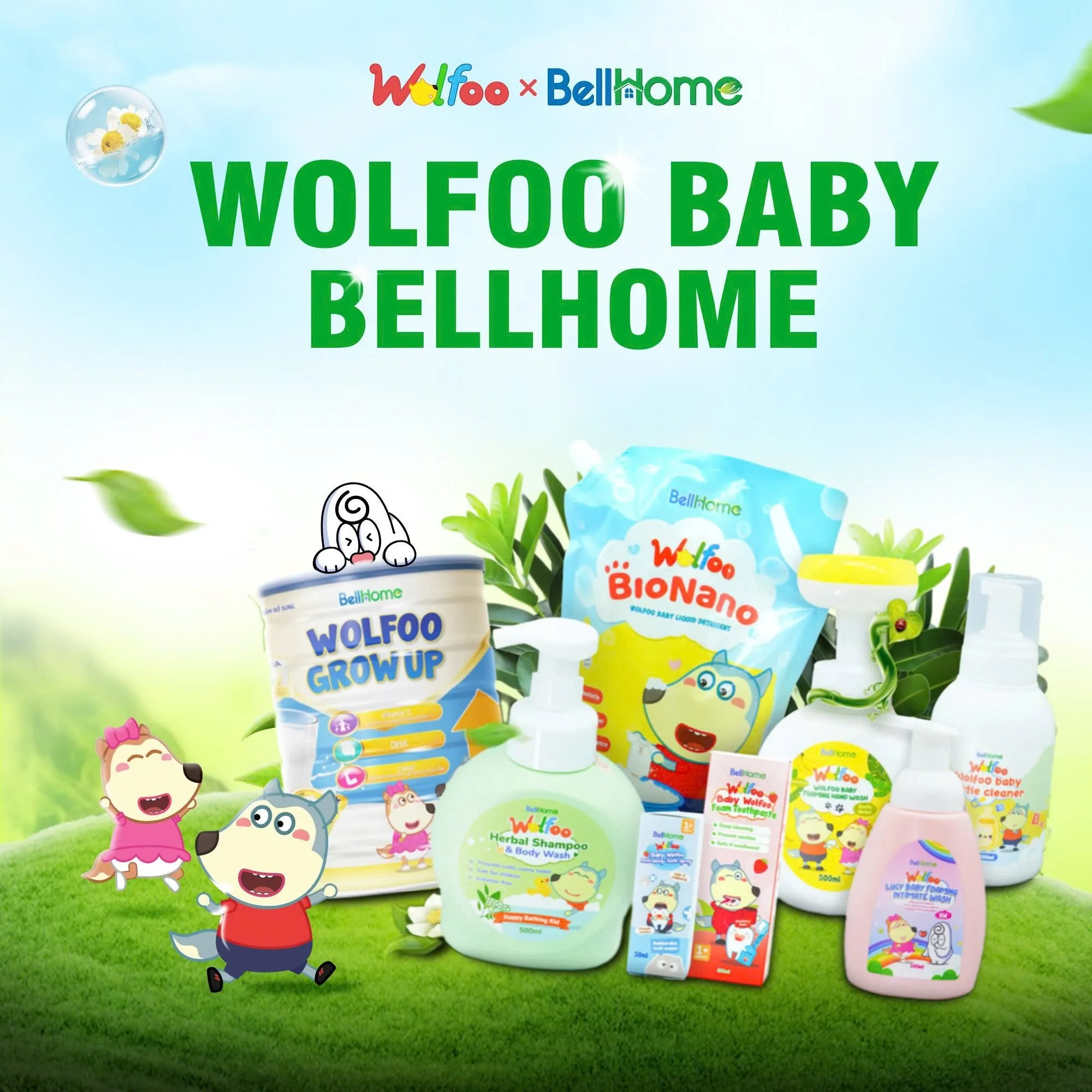 Bell Home Wolfoo Baby